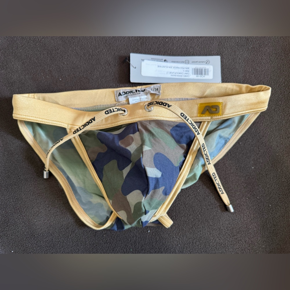 Addicted limited edition camo swim brief